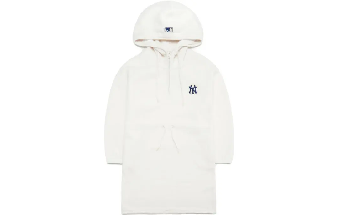 MLB Fleece One Piece Dress White