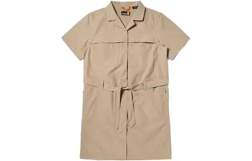 Timberland Short Sleeved Dress Women's Light Mud