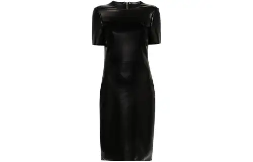 PRADA Short Sleeved Dress Women's Black