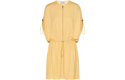 【Previous Season】drawstring organza minidress
