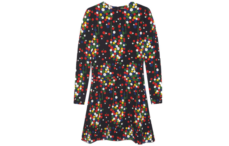 Женское платье SAINT LAURENT (разноцветное)