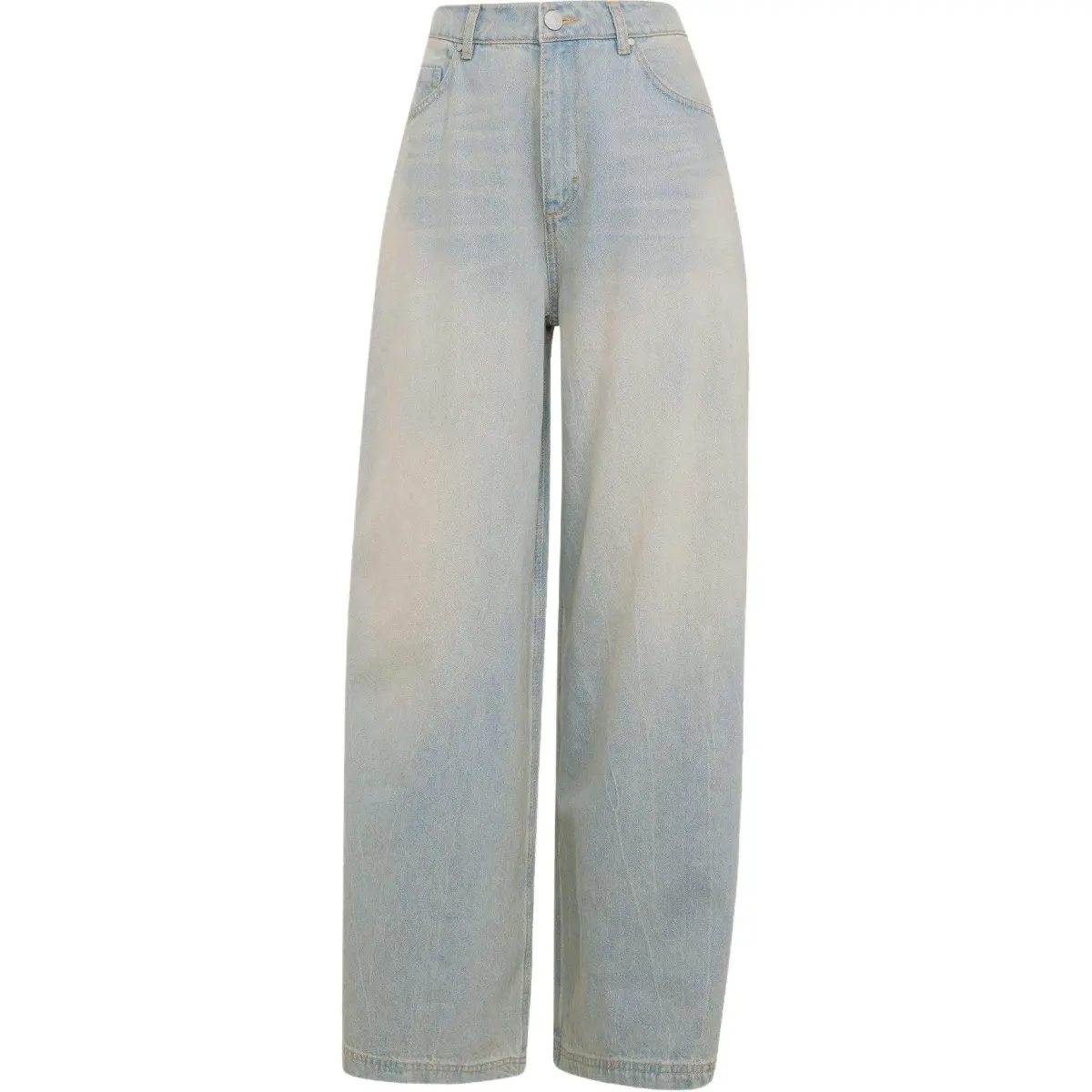 Adidas zip-detail wide-leg jeans