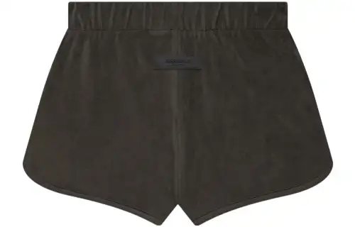 Fear Of God Essentials Women's Velour Short Off Black