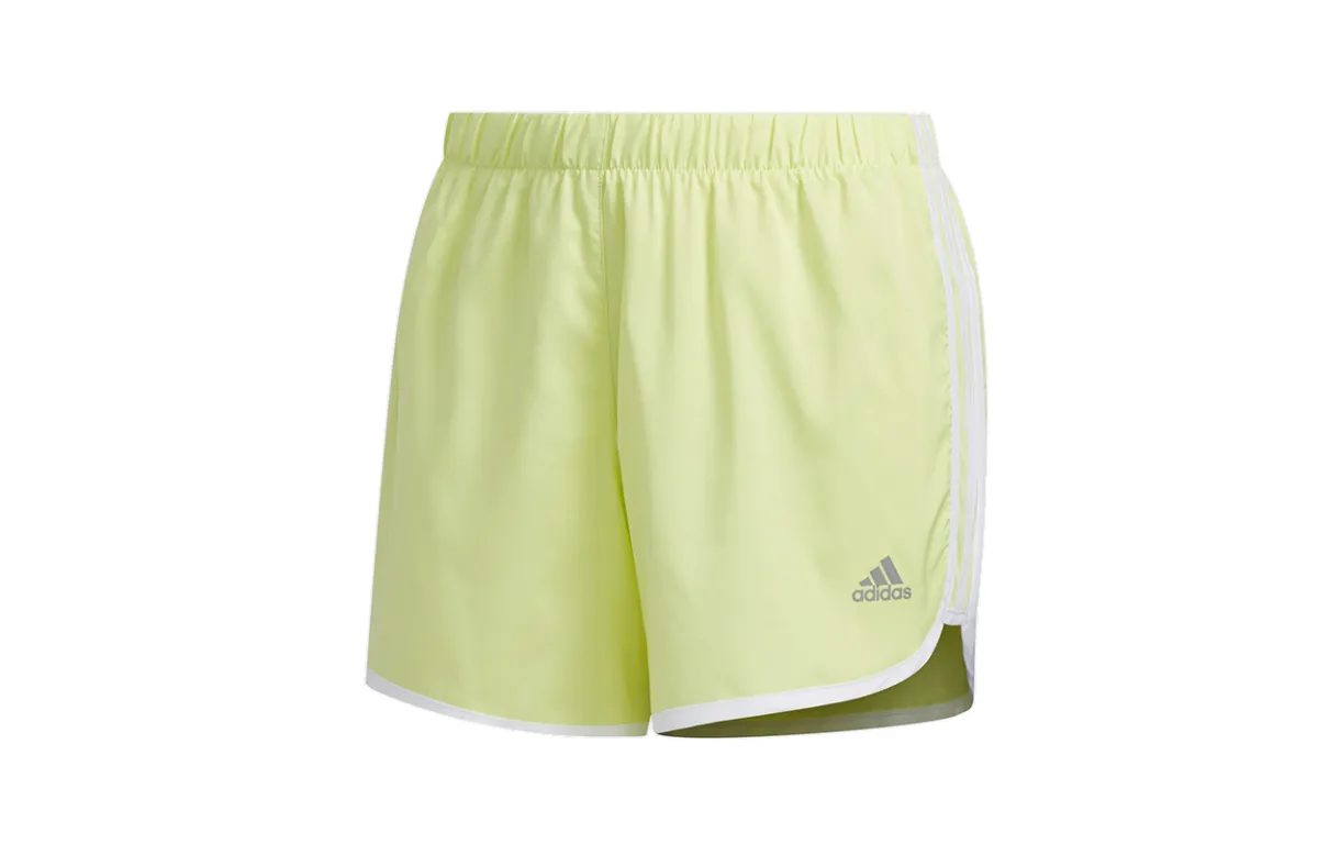 Adidas Casual Shorts Women's Light Yellow Moderate