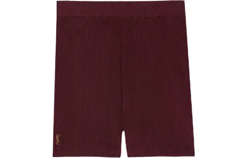 SAINT LAURENT Shorts Women's Burgundy