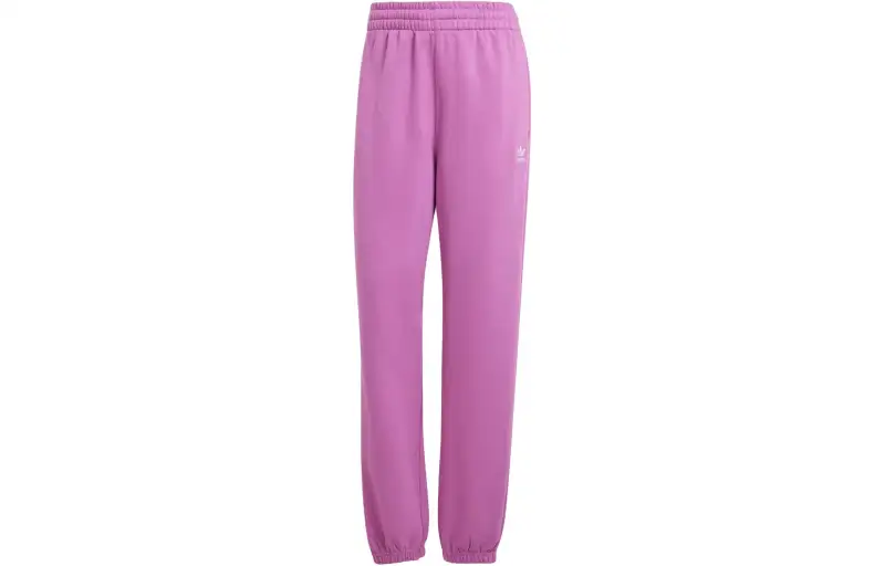 Adidas Originals Essential Essentials Fleece Joggers Knitted Sweatpants Women's Purple