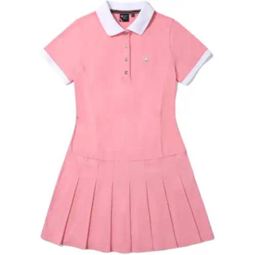 FILA Short Sleeved Dress Women's Pink