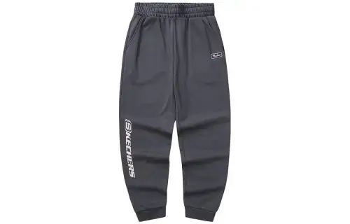Skechers Colorful Knitted Sweatpants Women's Odyssey Gray/026R Moderate Cuffed Pants
