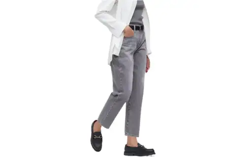 UNIQLO Jeans Women's Sky Gray Thin Slim Fit Pants