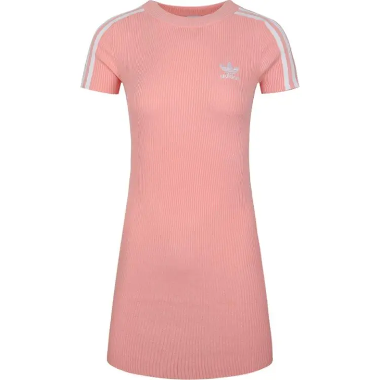 Adidas Originals Short Sleeved Dress Women's Red