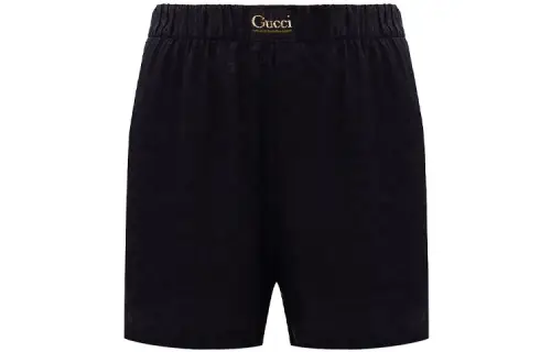 GUCCI Casual Shorts Women's Black Thin