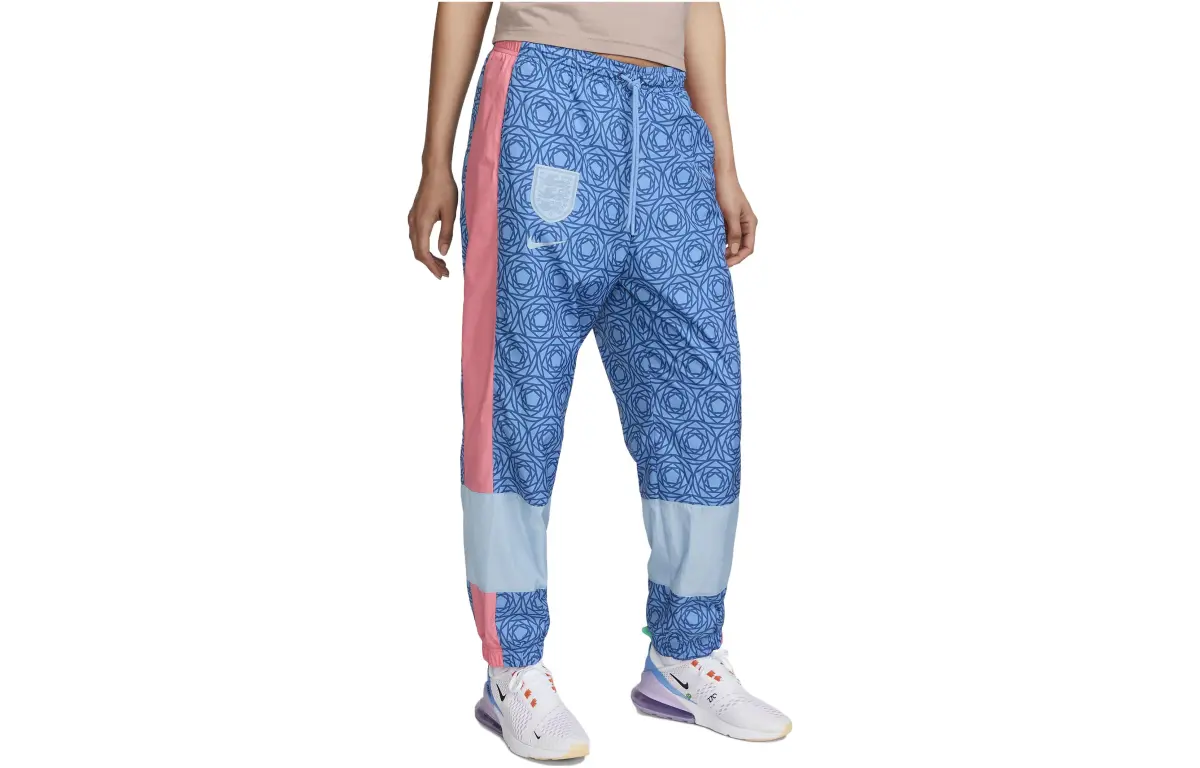 Nike Knitted Sweatpants Women's Sky Blue Moderate Cuffed Pants
