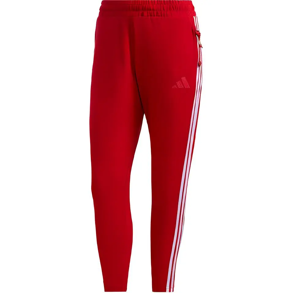 Adidas Knitted Sweatpants Women's Red