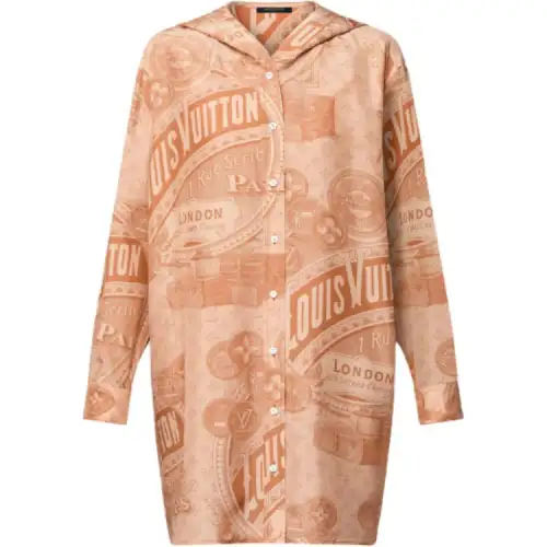LOUIS VUITTON SS24 Long Sleeved Dress Women's Multicolor