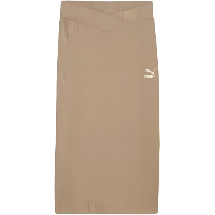 PUMA Falda Midi En Rib Classics