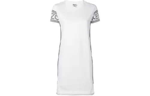 KENZO Short Sleeved Dress Women's White