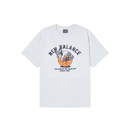 New Balance UNI FRIENDS T Shirt Unisex Light Gray