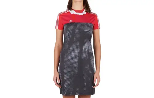 Adidas Originals x Alexander Wang Short Sleeved Dress Women's Red