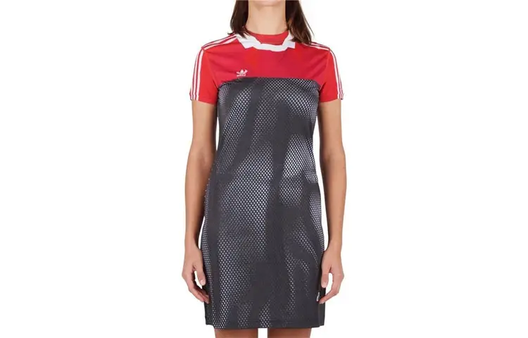Adidas Originals x Alexander Wang Short Sleeved Dress Women's Red