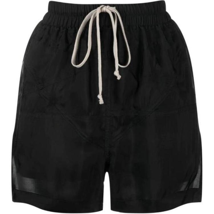 Rick Owens drawstring satin shorts