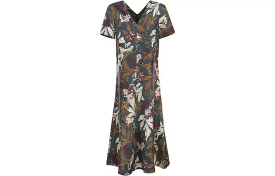 'S Max Mara floral-print silk midi dress