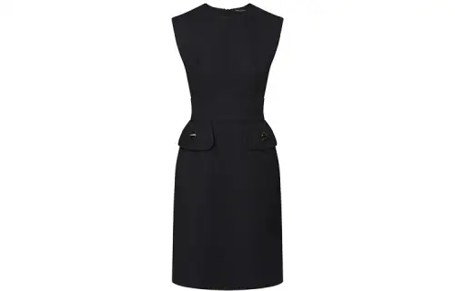 LOUIS VUITTON Sleeveless Dress Women's Black