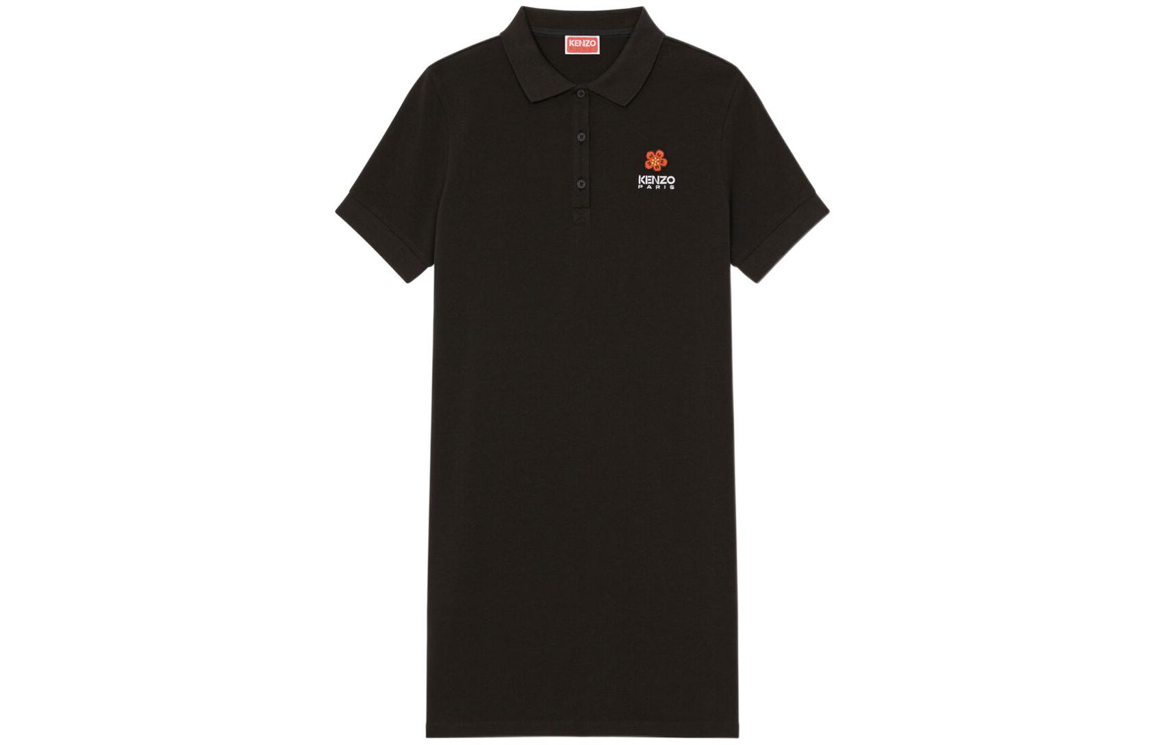 KENZO Boke Flower Mini Polo Shirt Dress