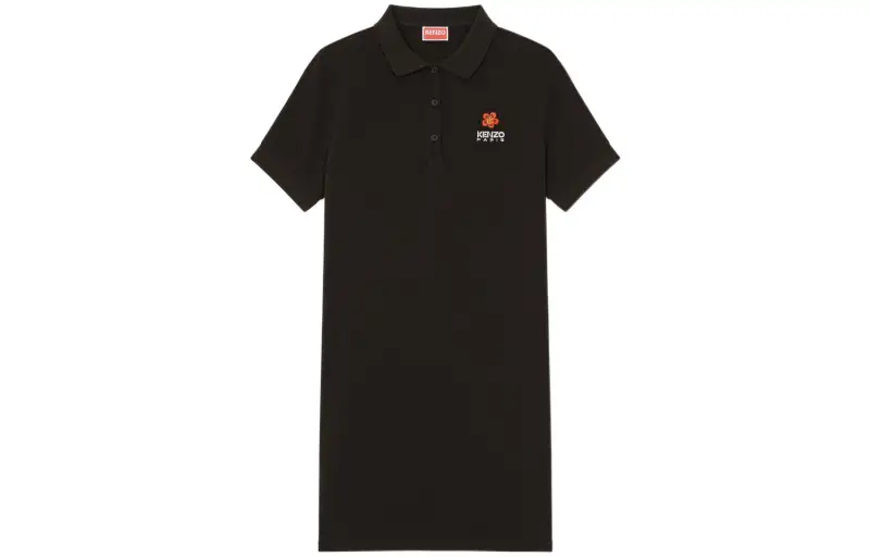 KENZO Boke Flower Mini Polo Shirt Dress
