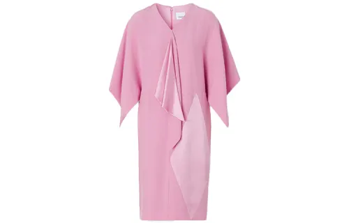 Burberry Short Sleeved Dress Women's Pink