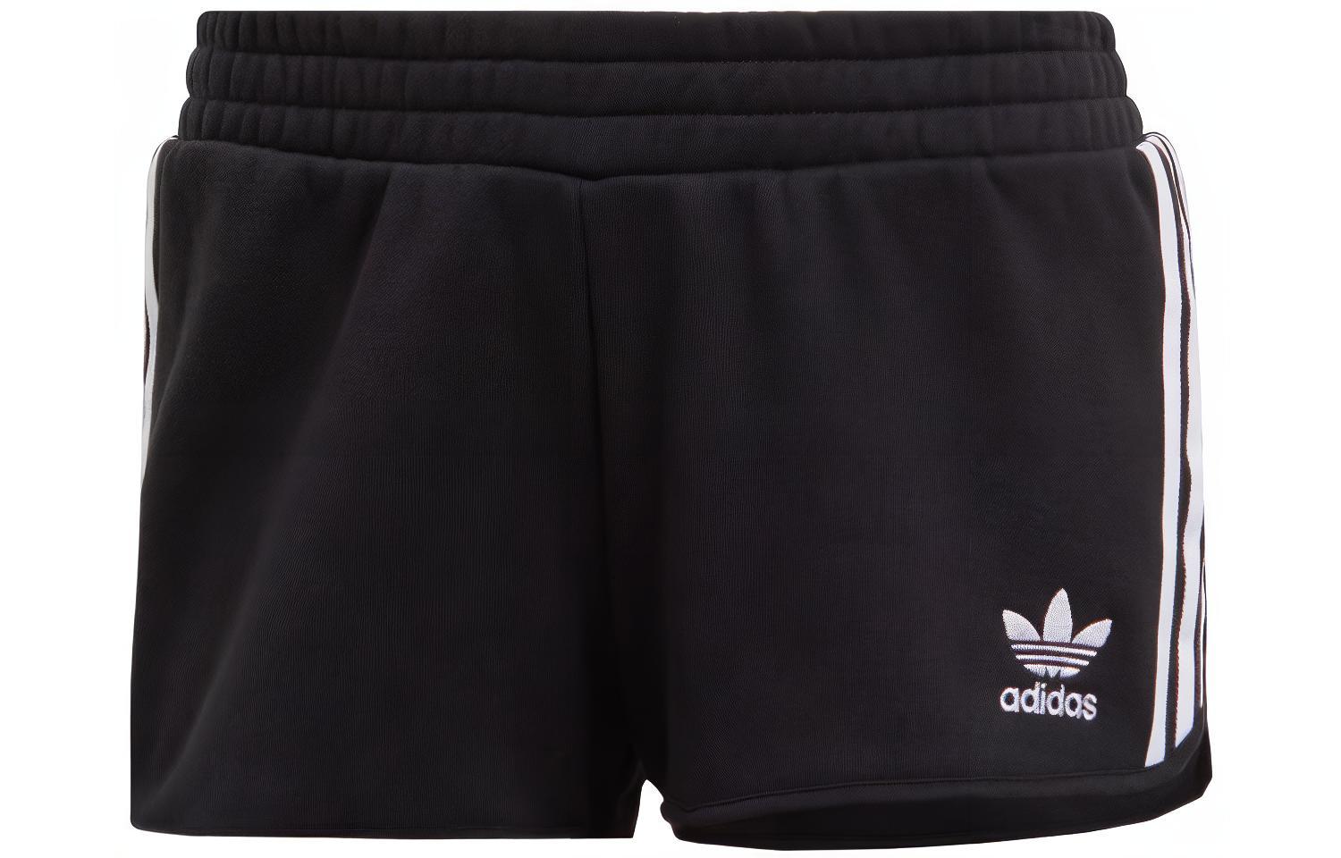 Женские шорты adidas 3 Stripes Short (черные)