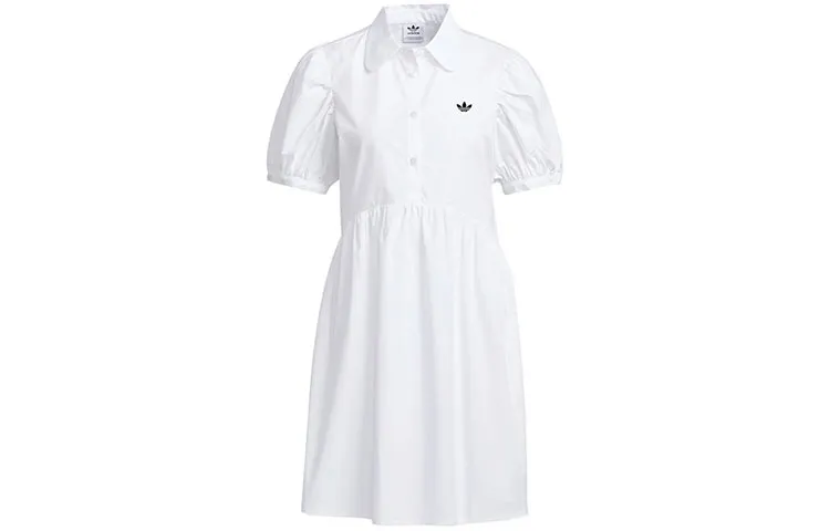 Adidas Originals Short Sleeved Dress Women's White