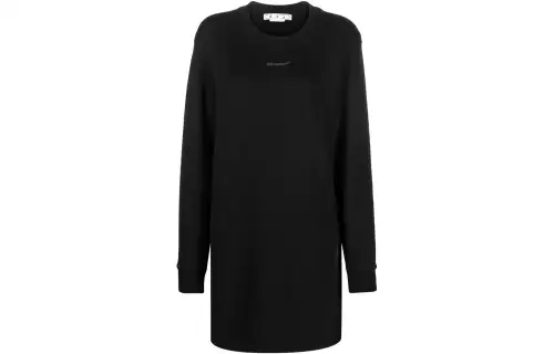 OFF WHITE Logo print Mini Dress