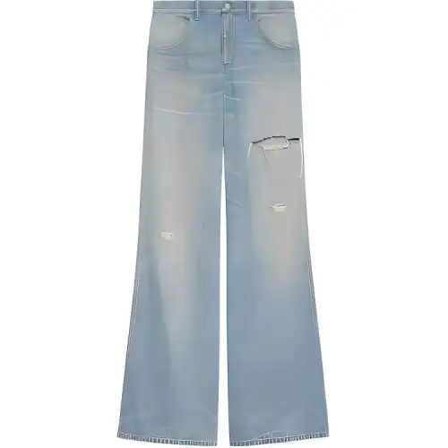 GUCCI FW22 Jeans Women's Denim Blue