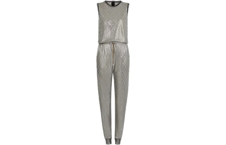 LOUIS VUITTON Leggings Women's Silver