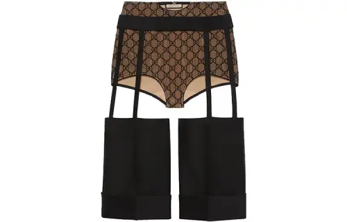 GUCCI Casual Shorts Women's Black Moderate