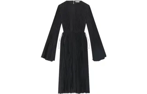 Balenciaga pleated midi dress