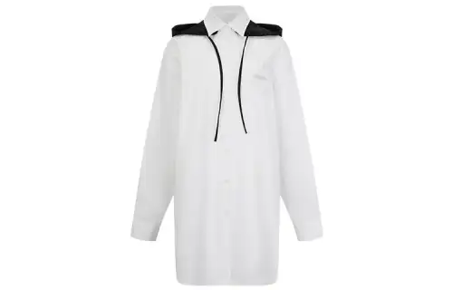 PRADA Long Sleeved Dresses Women's White Moderate