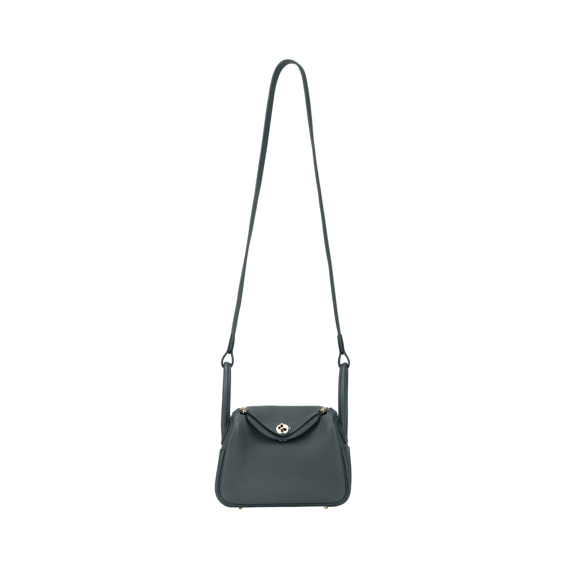 Женская сумка Hermes Lindy 19 (темно-зеленая)