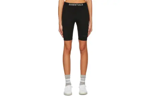Fear Of God Essentials FW20 Athletic Bike Shorts Black Casual Shorts Women's Black