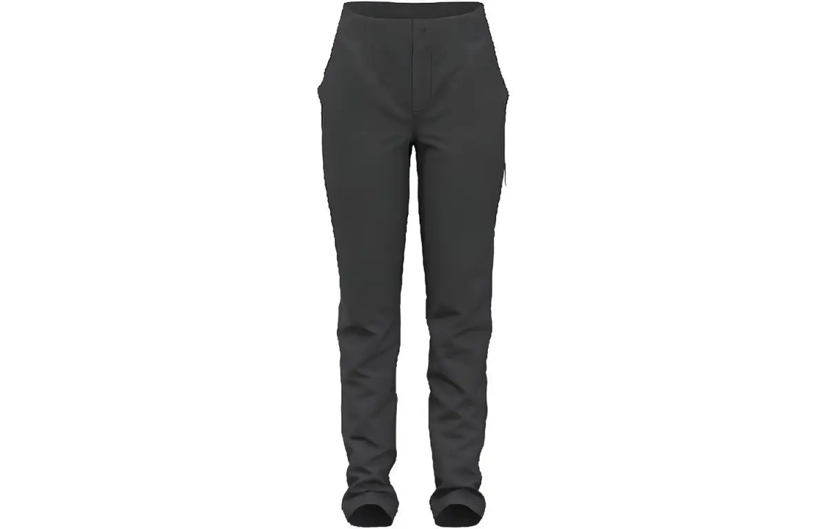 THE NORTH FACE Windbreaker Pants Women's Black Moderate Straight Fit Pants