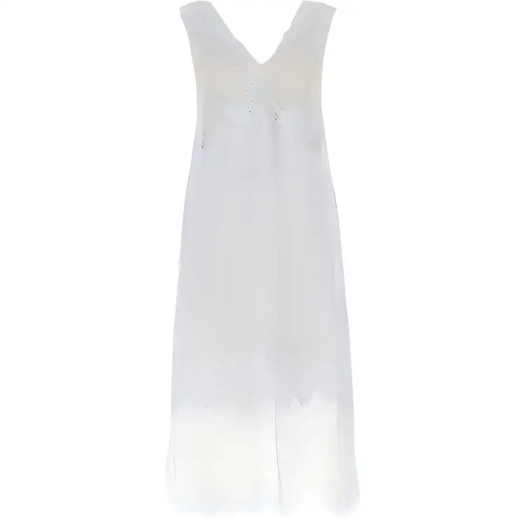 PRADA SS21 Sleeveless Dress Women's Light Gray