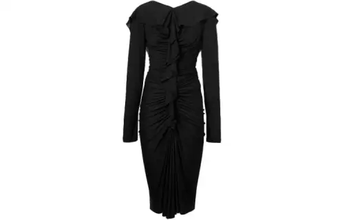 Burberry Long Sleeved Dress Women's Black