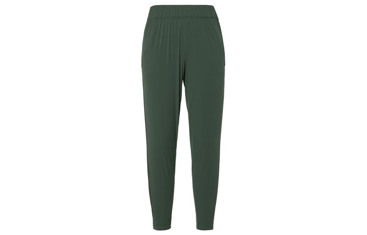 Nike Knitted Sweatpants Women's Green Moderate Skinny Pants