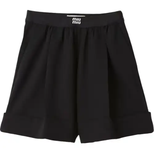 MIU MIU FW23 Casual Shorts Women's Black