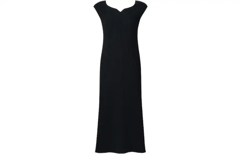 UNIQLO X MAME KUROGOUCHI UNIQLO X Mame Kurogouchi Sleeveless Dresses Women's Black Moderate Mid Length