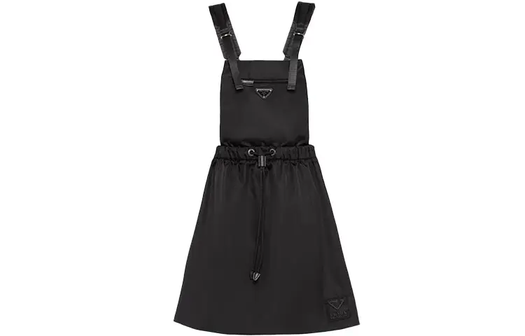 PRADA SS21 Sleeveless Dress Women's Black