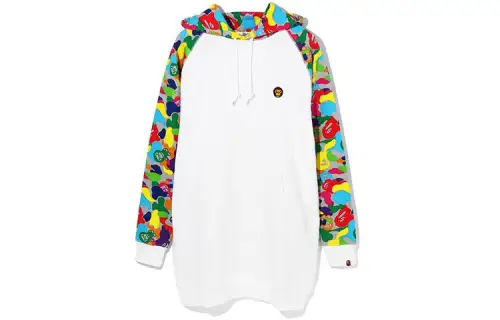A BATHING APE Long Sleeved Dresses Women's Hooded