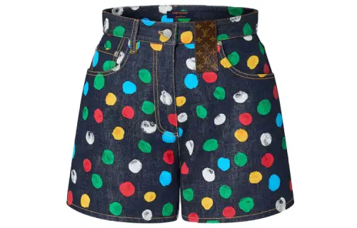 LOUIS VUITTON x Yayoi Kusama SS23 Casual Shorts Women's Black