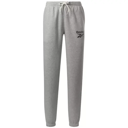Reebok IDENTITY BL FLEECE Knitted Sweatpants Women's Gray