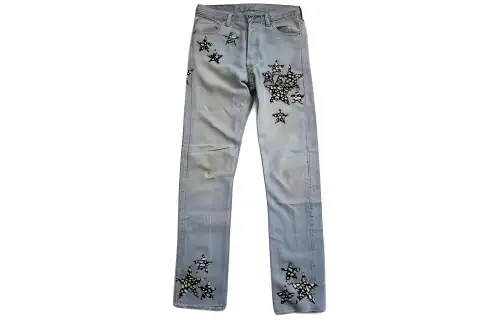 Chrome Hearts SS24 Jeans Women's Blue